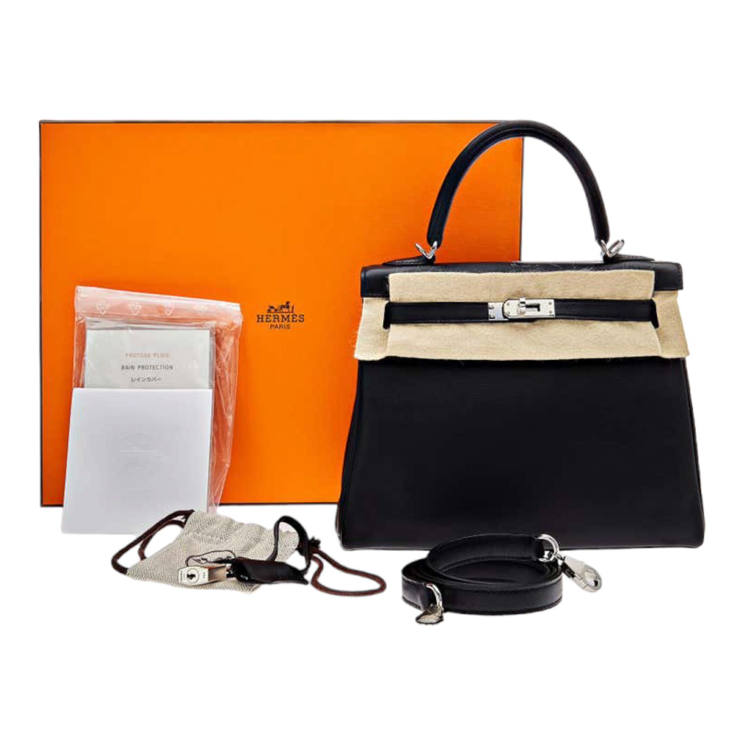 Hermes Kelly 25 "Palladium Hardware"