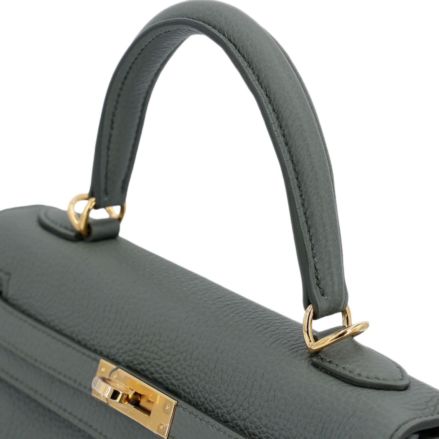 Hermes Kelly 25 Vert Amande Handbag