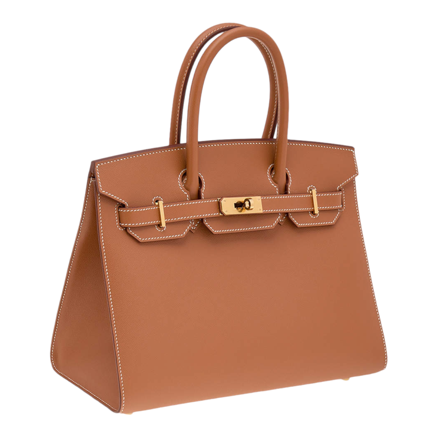 Hermes Gold Madame Leather Gold Plated Birkin 30 Bag