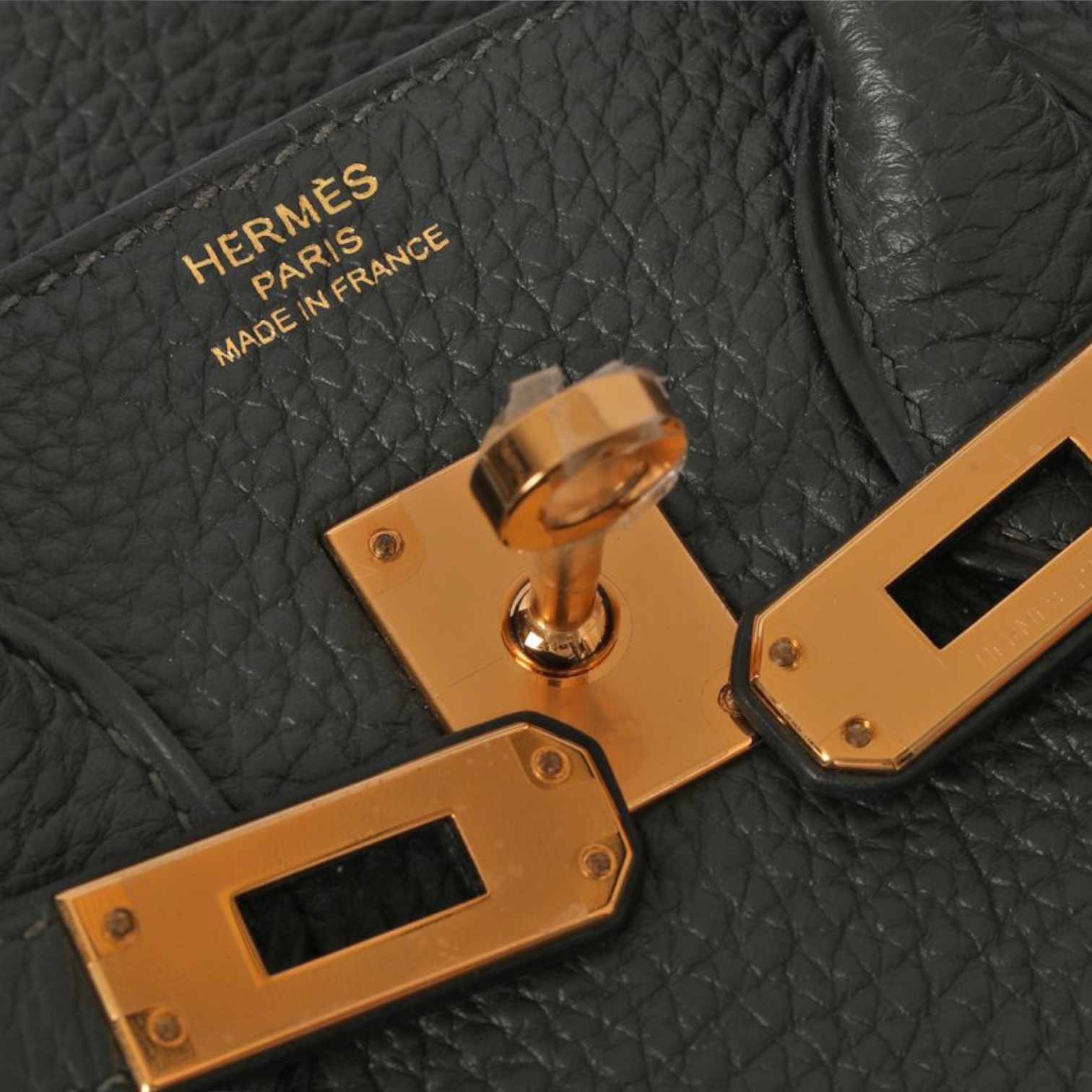 Hermes Birkin Vert Fonce 25 With Gold Hardware