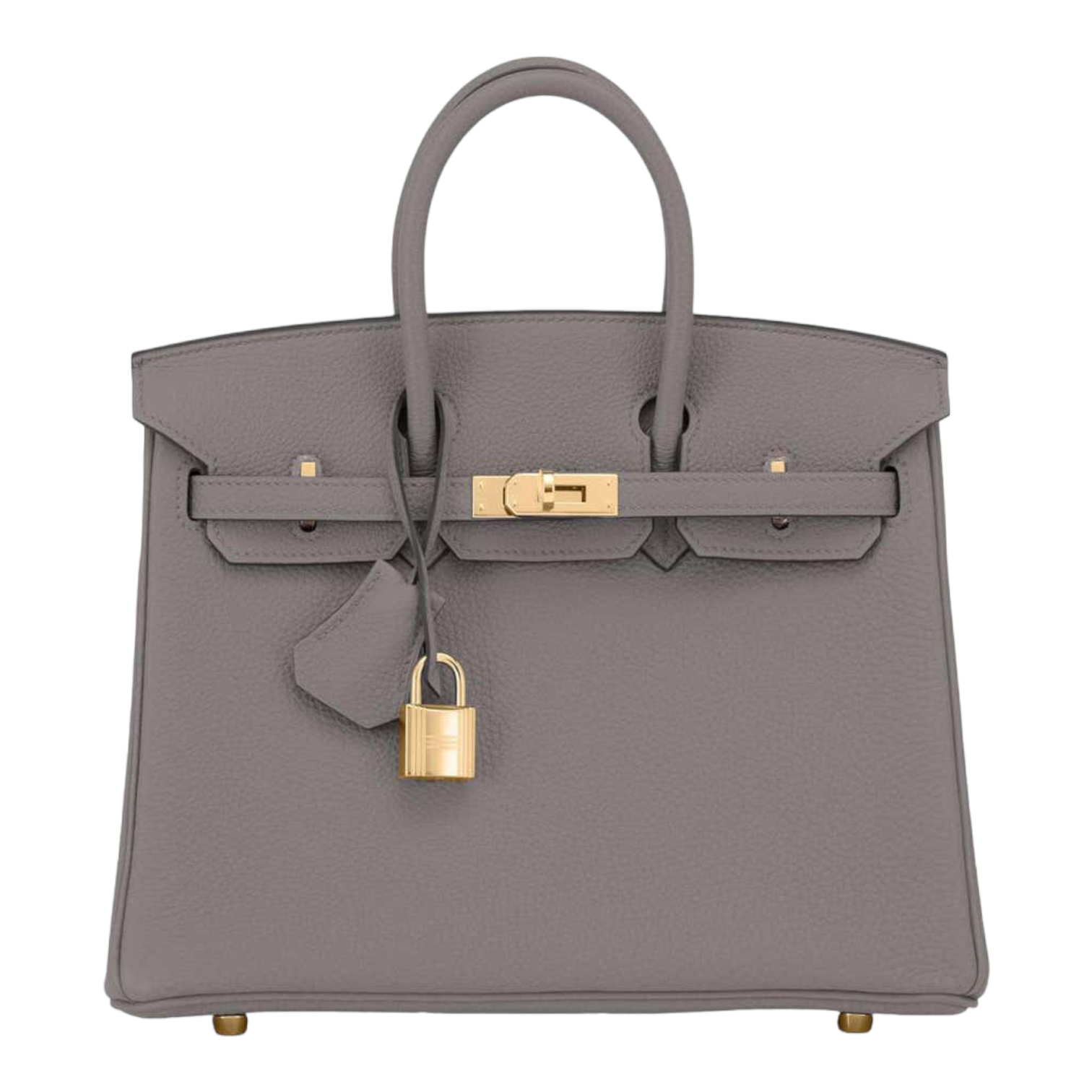 Hermes Birkin 25cm Etain "Gold Hardware"