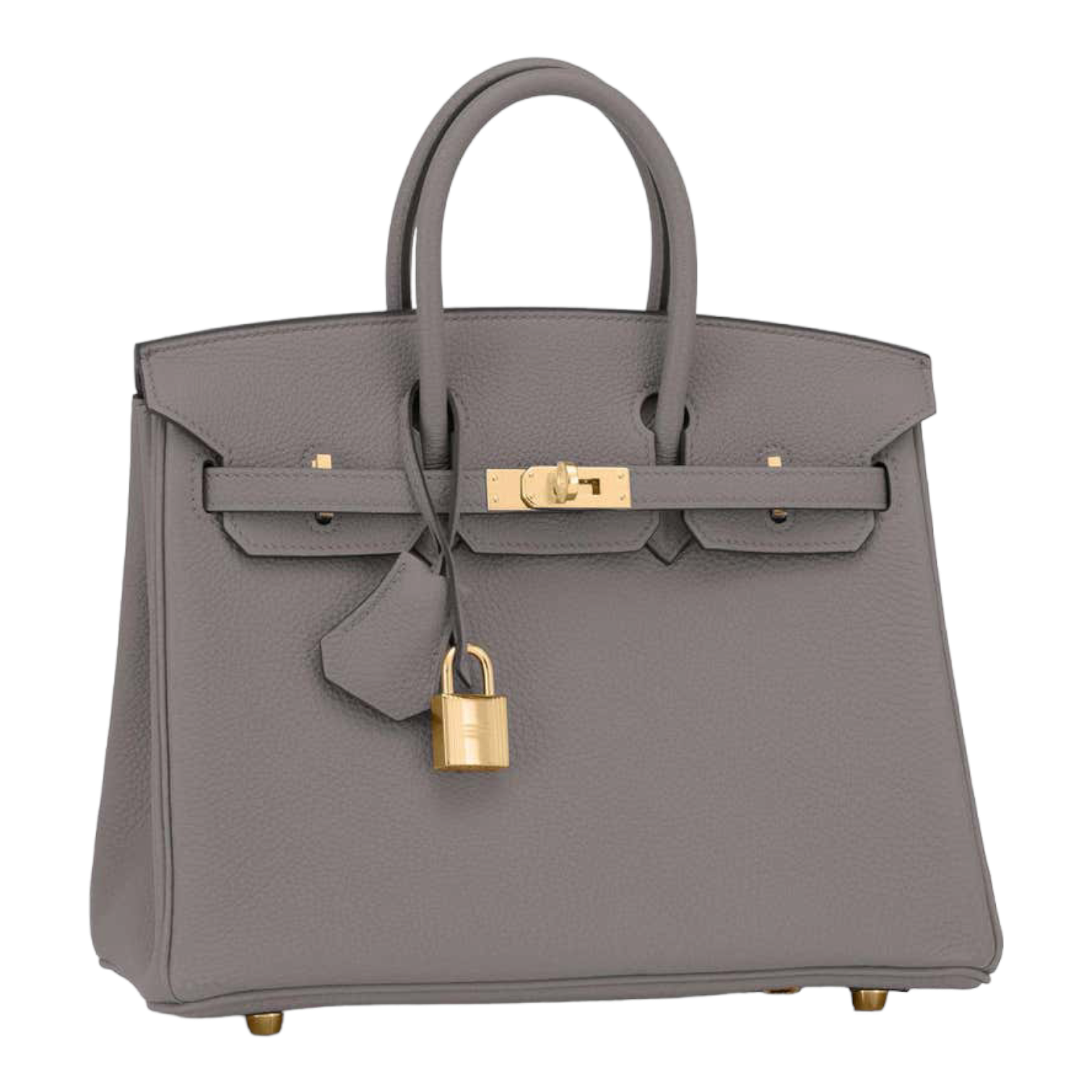 Hermes Birkin 25cm Etain "Gold Hardware"