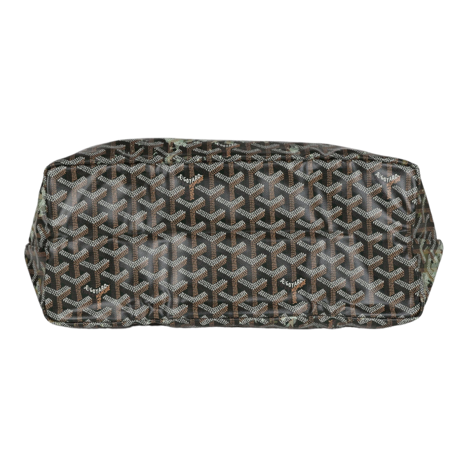 Goyard St. Louis PM Canopee Green Goyardine Canvas "Palladium Hardware"