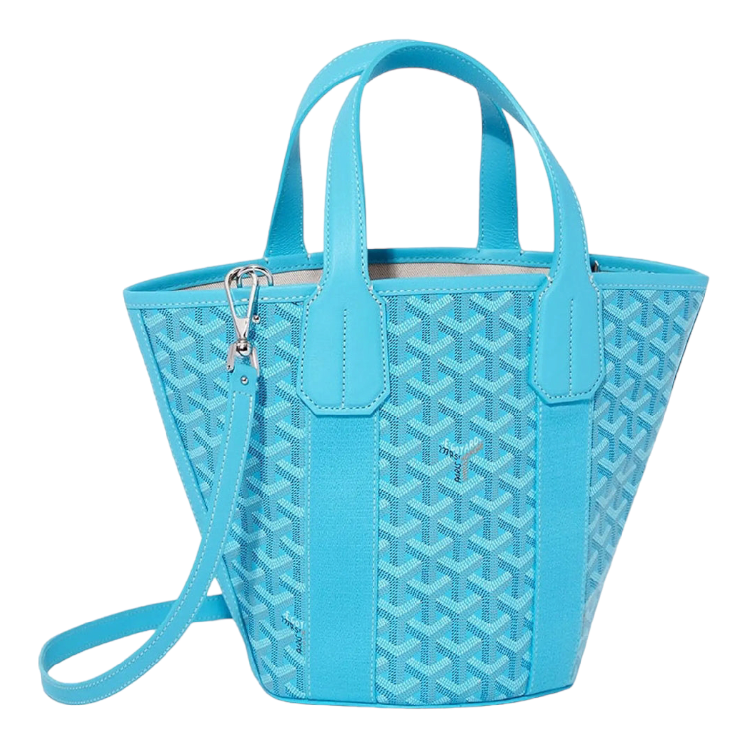 Goyard Belharra Turquoise PM Tote Bag