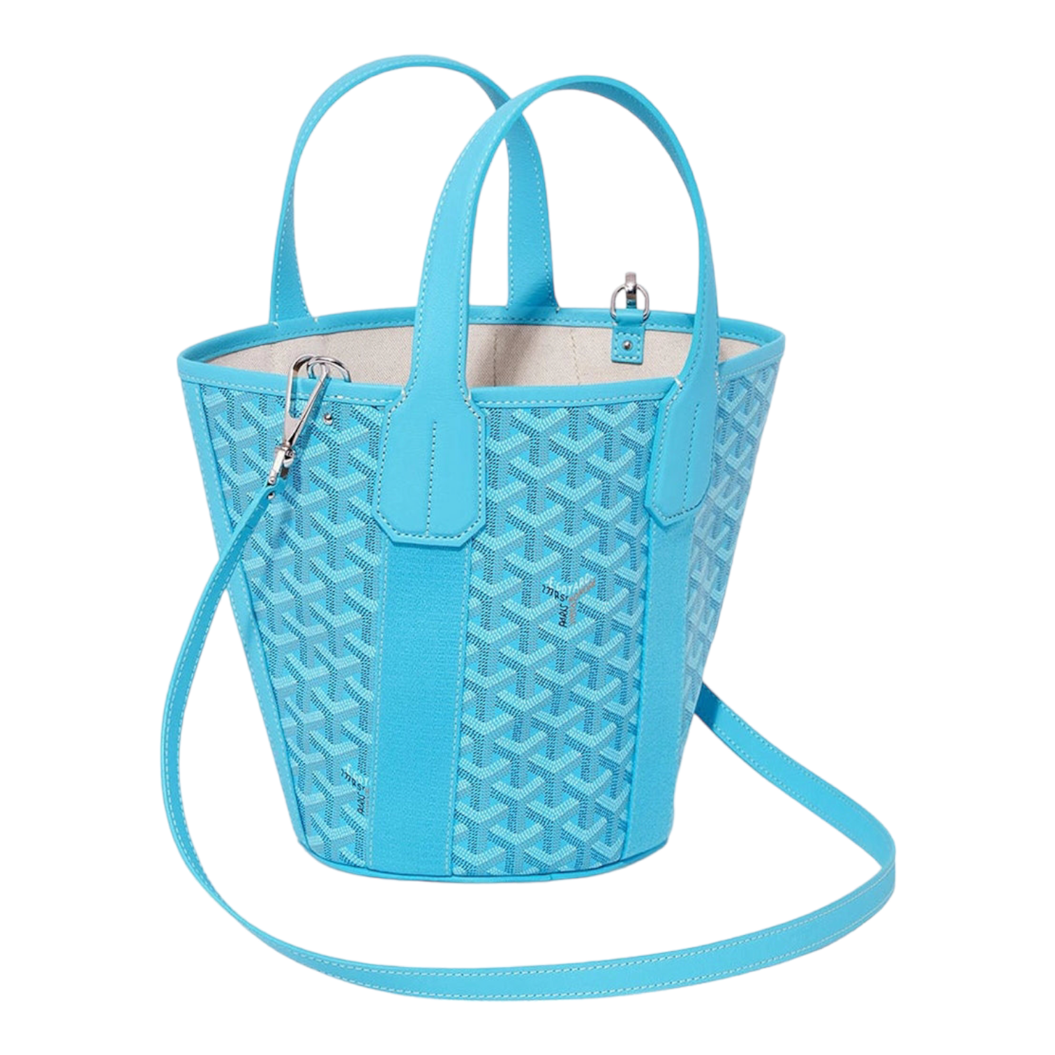 Goyard Belharra Turquoise PM Tote Bag