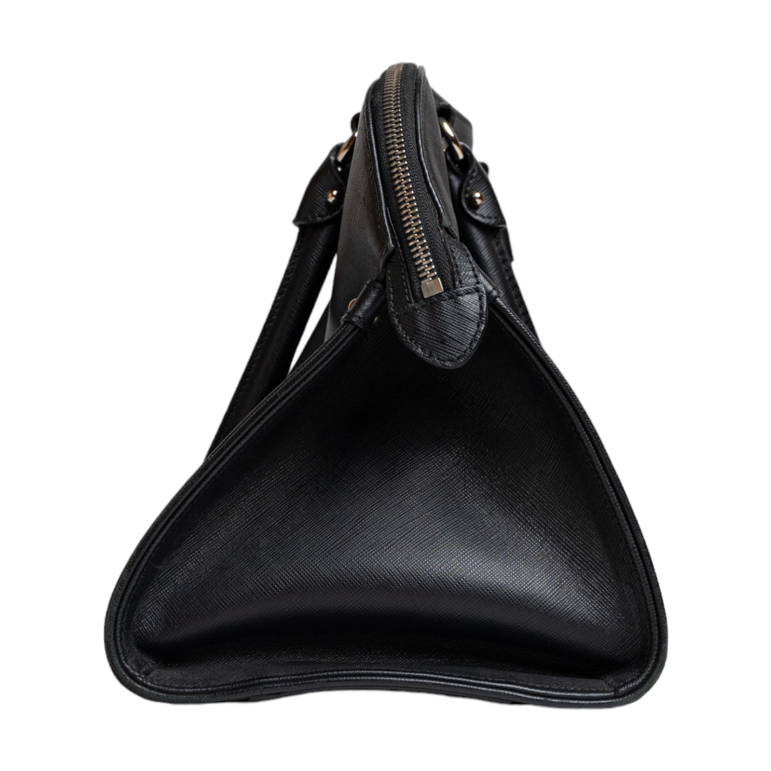 Salvatore Ferragamo Black Leather Shoulder Bag