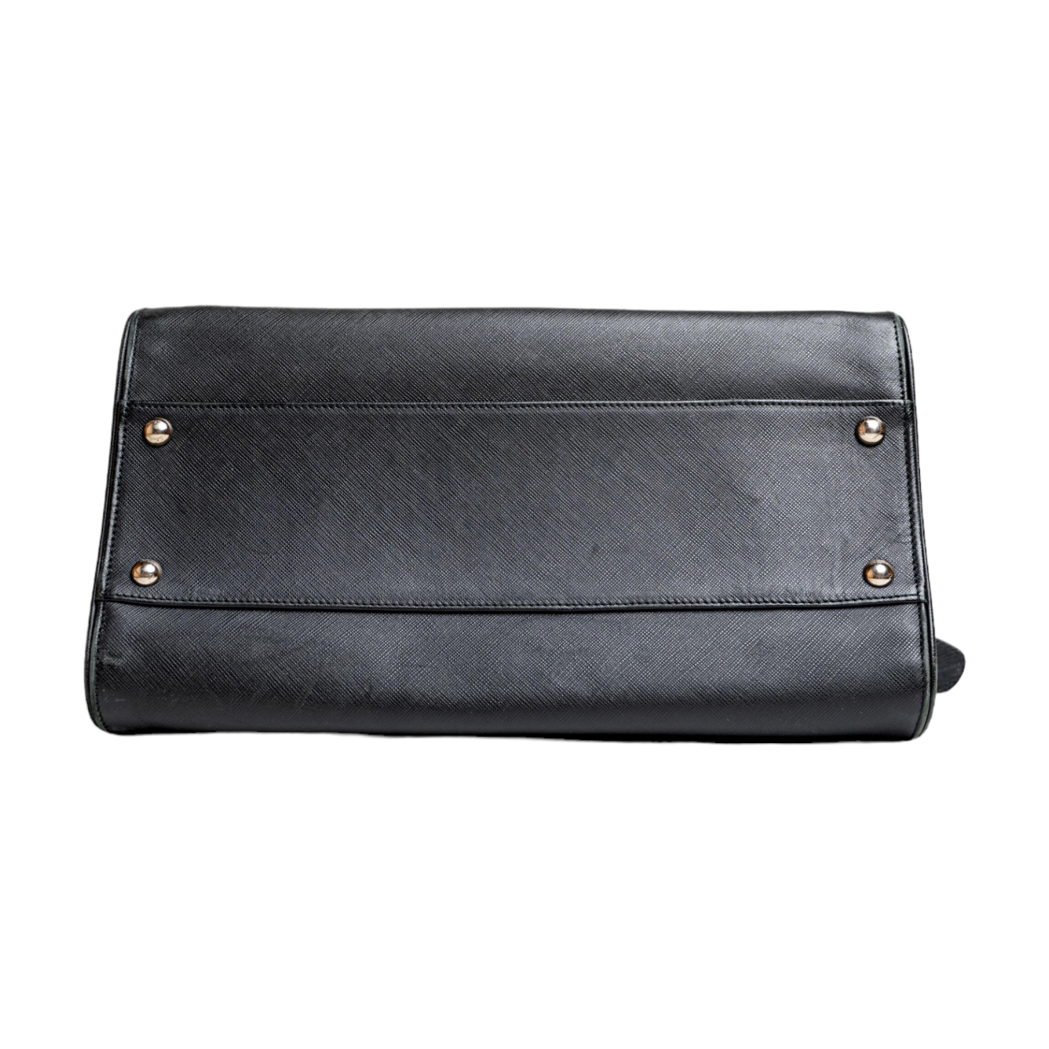 Salvatore Ferragamo Black Leather Shoulder Bag