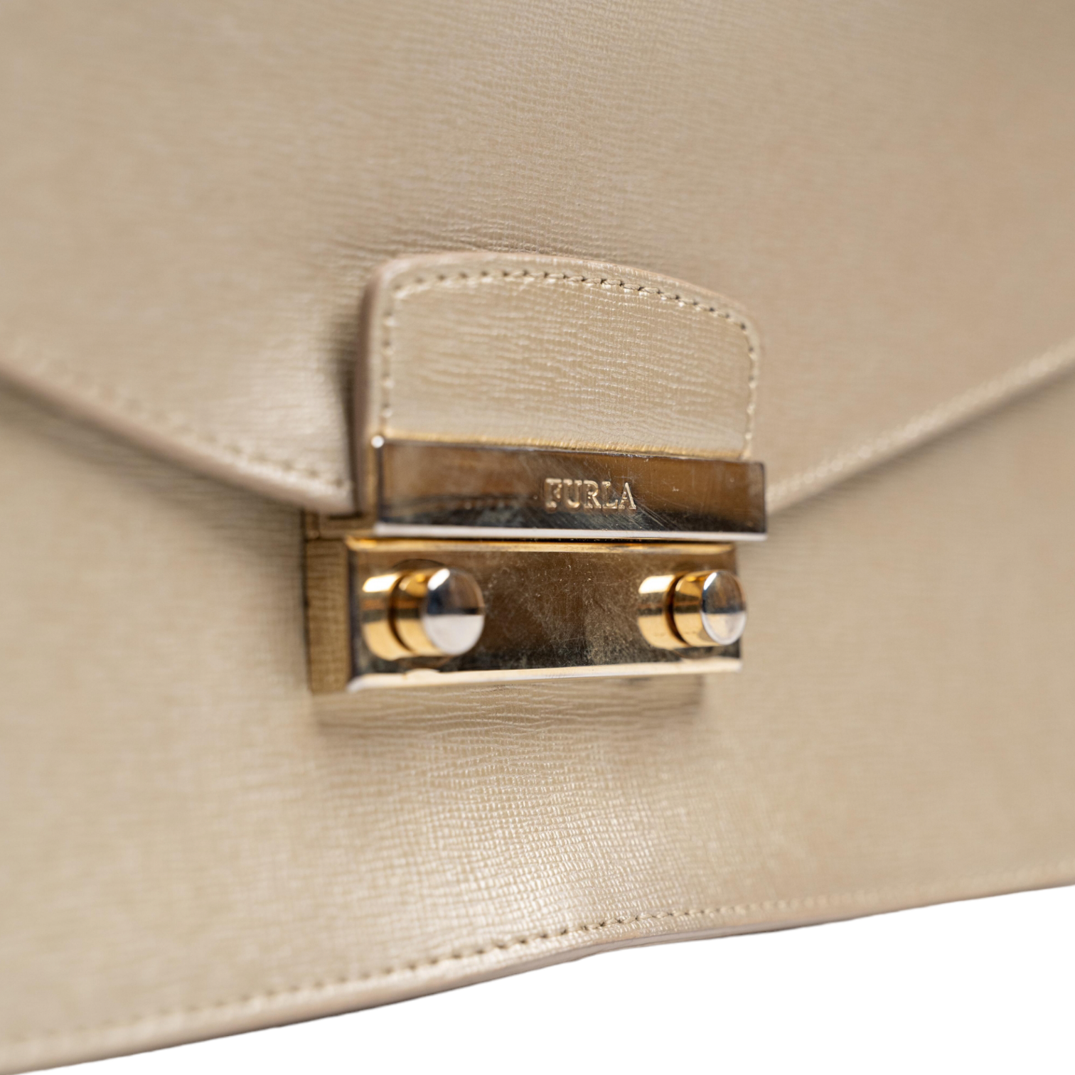 Furla Julia Moonstone Leather Bag