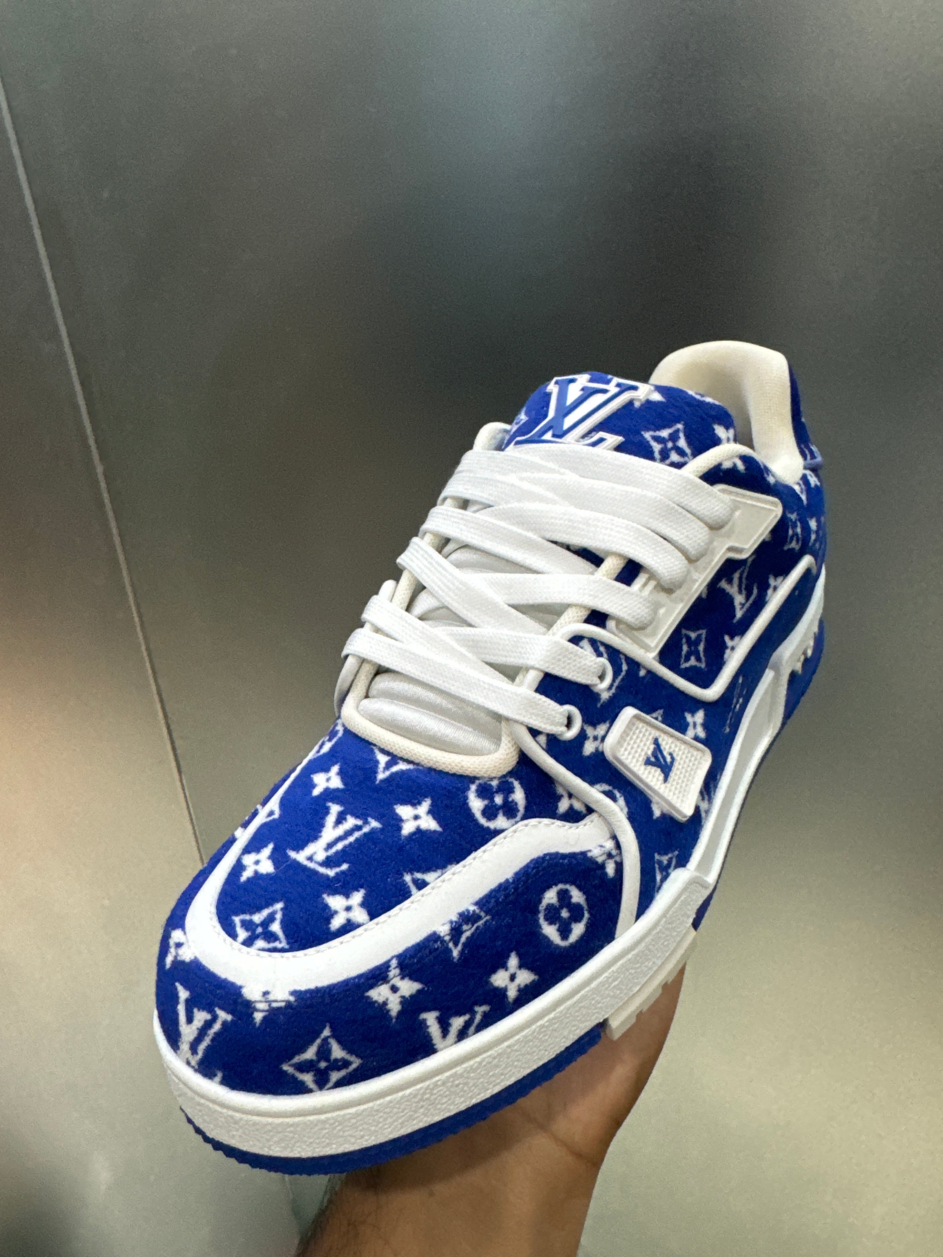 LV Trainer Sneaker Blue (Brand New)