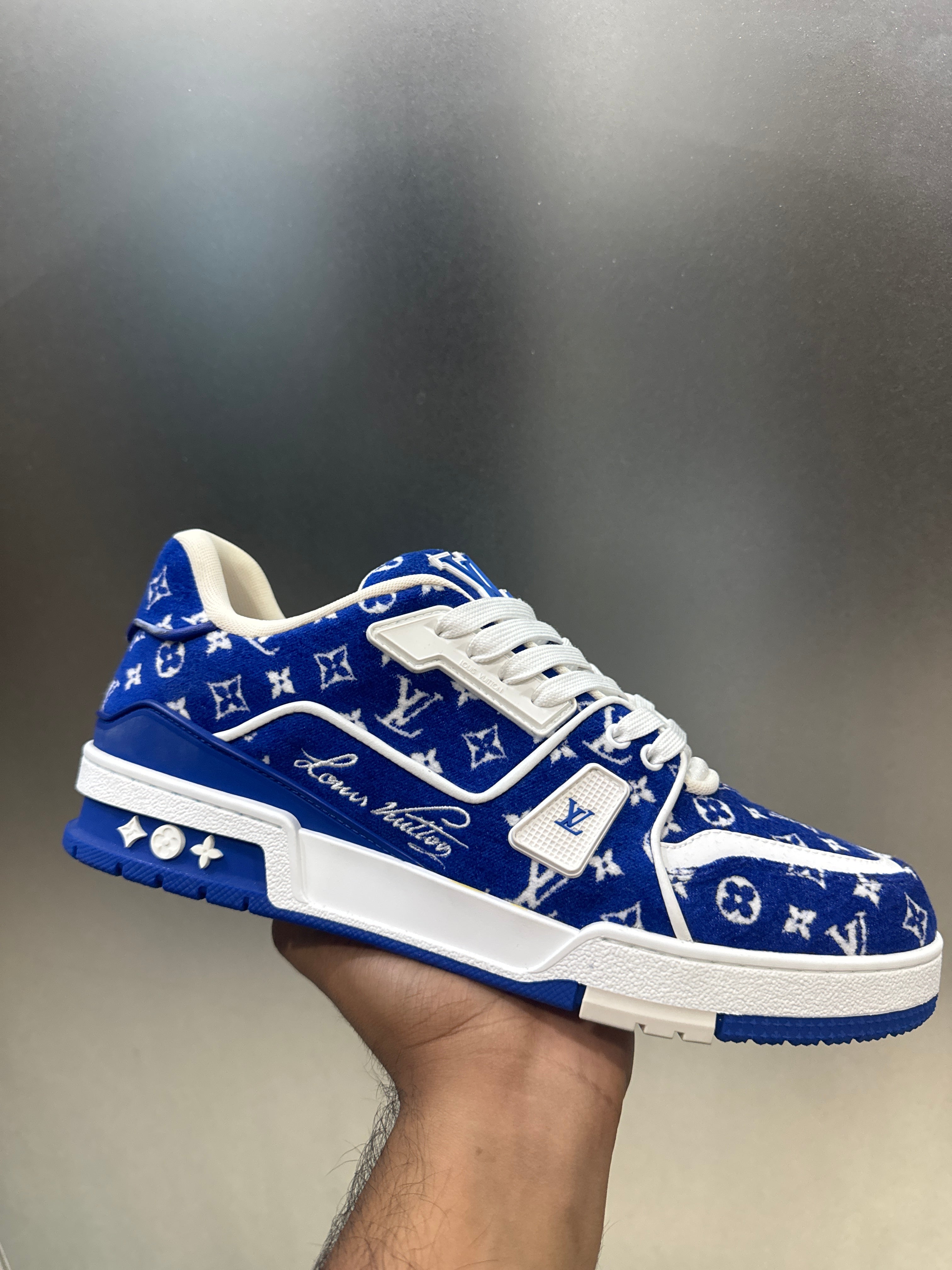 LV Trainer Sneaker Blue (Brand New)