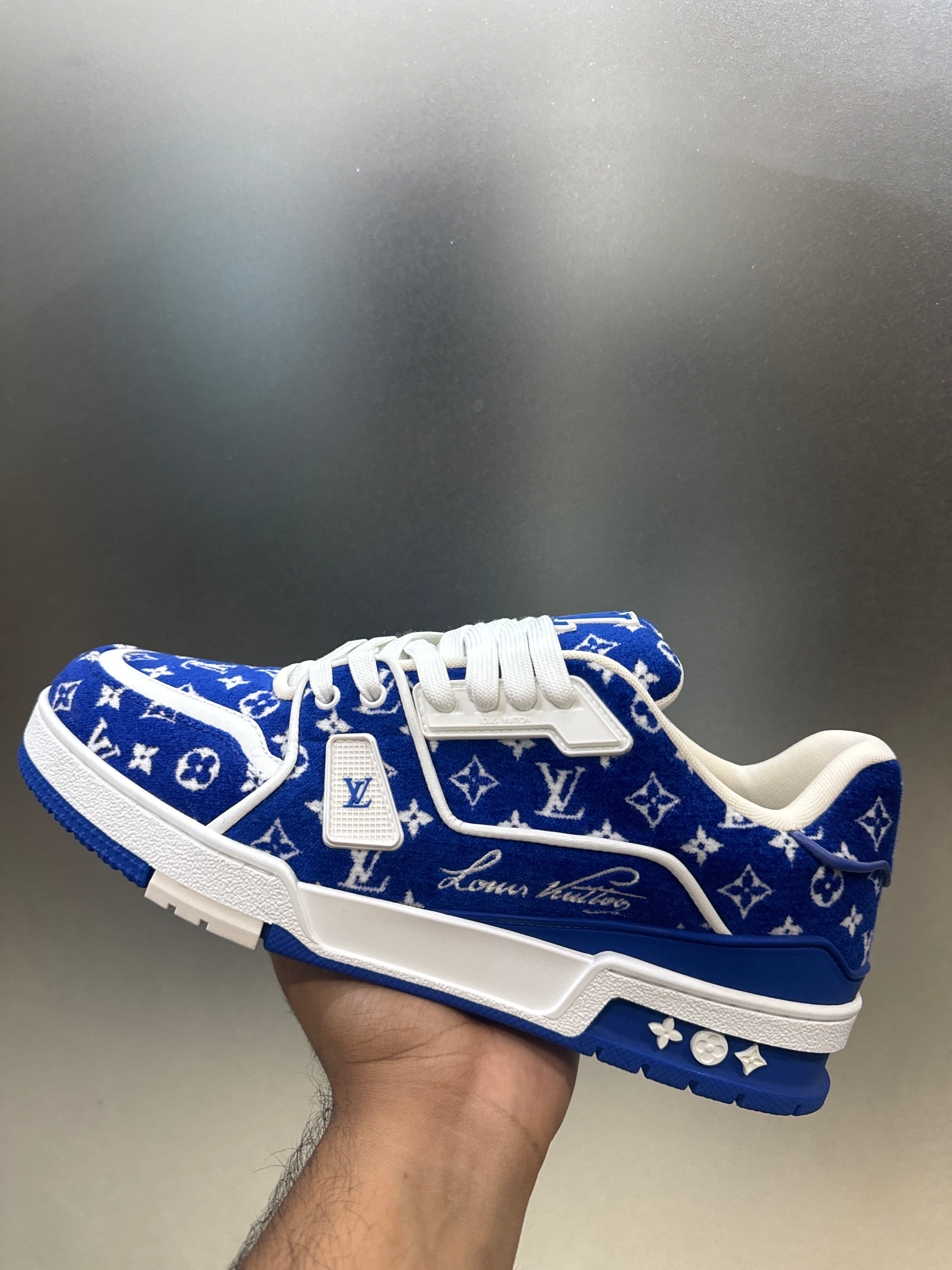 LV Trainer Sneaker Blue (Brand New)